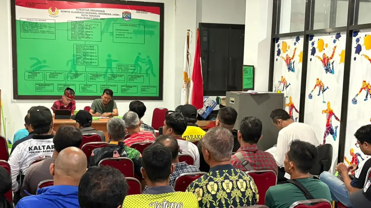 KETAT : KONI Tarakan menyampaikan pesan kepada pengurus cabang olahraga akan melakukan seleksi ketat untuk atlet yang dibawa ke Porprov II Kaltara.&nbsp;ISTIMEWA