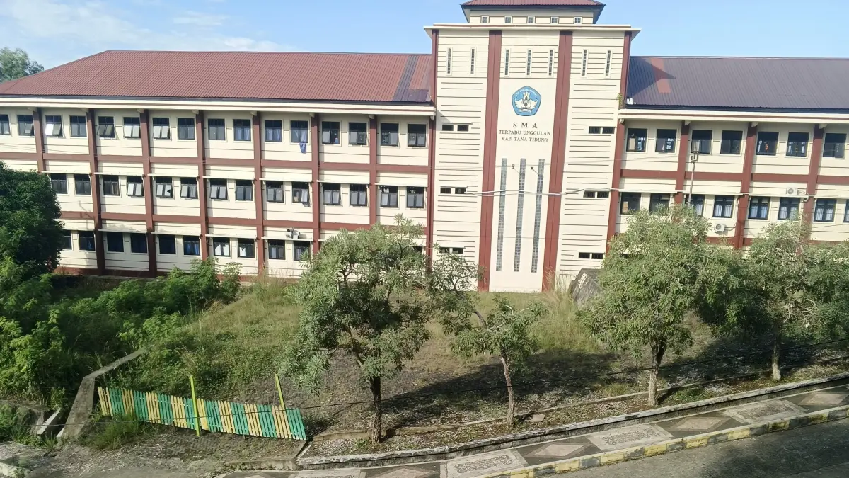KURANG: SMAN TU 1 Tana Tidung hanya membuka enam. rombel untuk ajaran 2026/2027.FOTO: SOPIAN/RAFAR TARAKAN