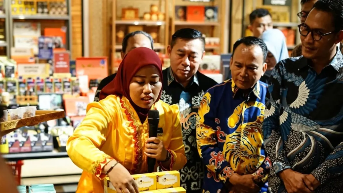 UMKM: Produk UMKM Bulungan yang dipajang di Sarinah. FOTO: DOK PEMKAB BULUNGAN