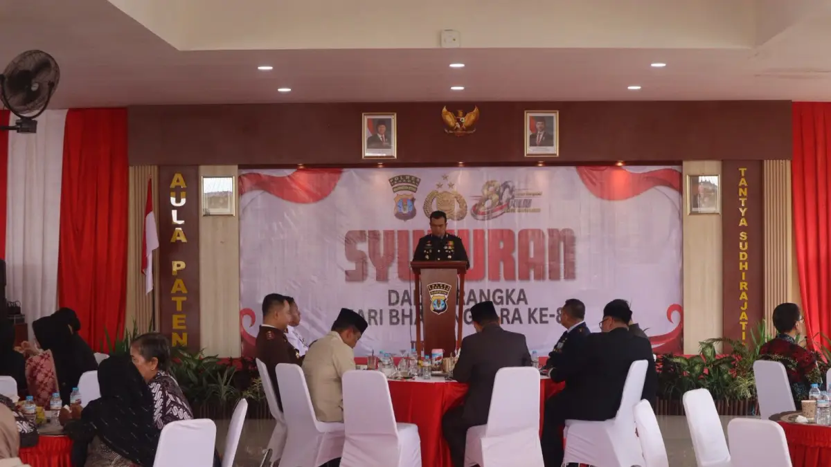SINERGI : Peringatan Hari Bhayangkara ke-80 di Kota Tarakan menjadi momentum penguatan sinergi antara TNI, Polri dalam menjaga stabilitas keamanan wilayah. ISTIMEWA