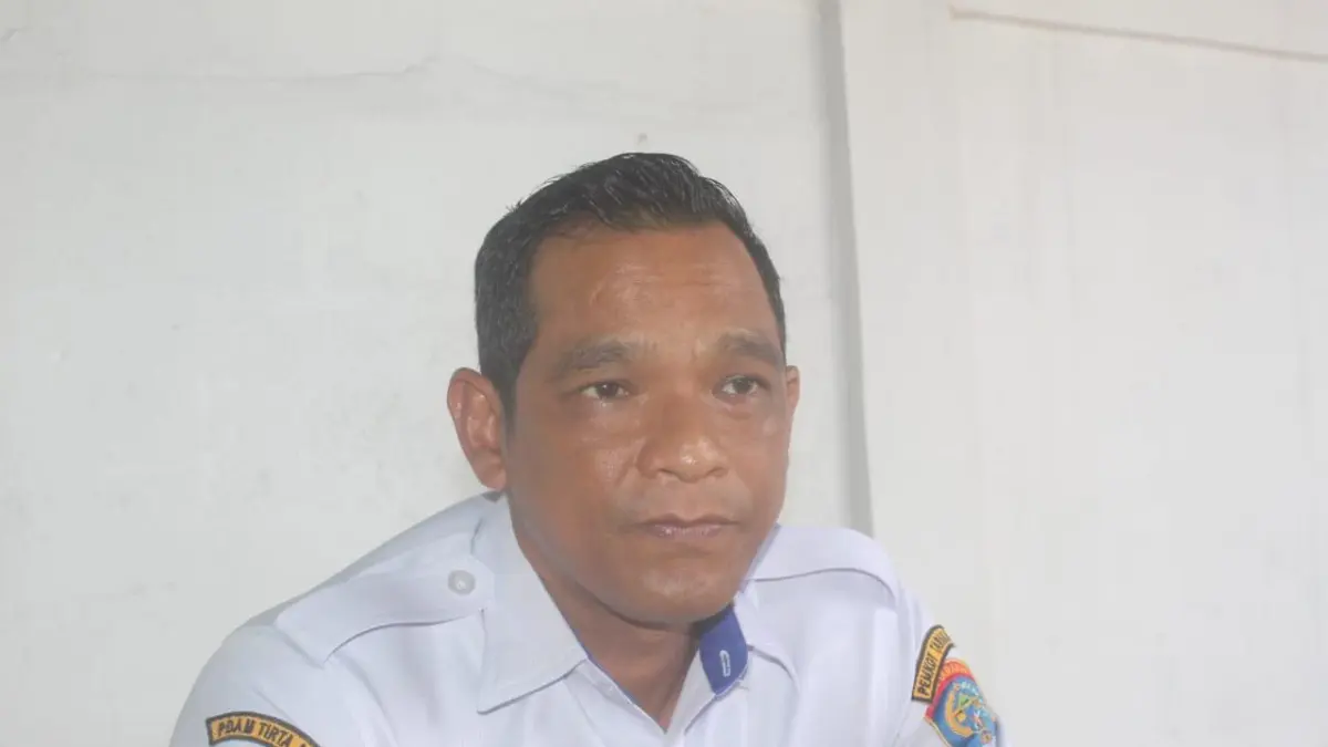 Direktur Utama Perumda Tirta Alam Tarakan, Iwan Setiawan. AGUS DIAN ZAKARIA/RADAR TARAKAN
