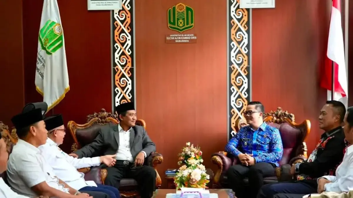 PENJAJAKAN: Bupati Ibrahim Ali dan jajaran melakukan audiensi rencana pembangunan kampus UIN Sultan Aji Idris &nbsp;Muhammad Samarinda di Tana Tidung.