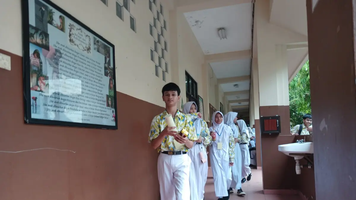 DISOROT: Aktivitas di salah satu sekolah di Kota Tarakan. AGUS DIAN ZAKARIA/RADAR TARAKAN