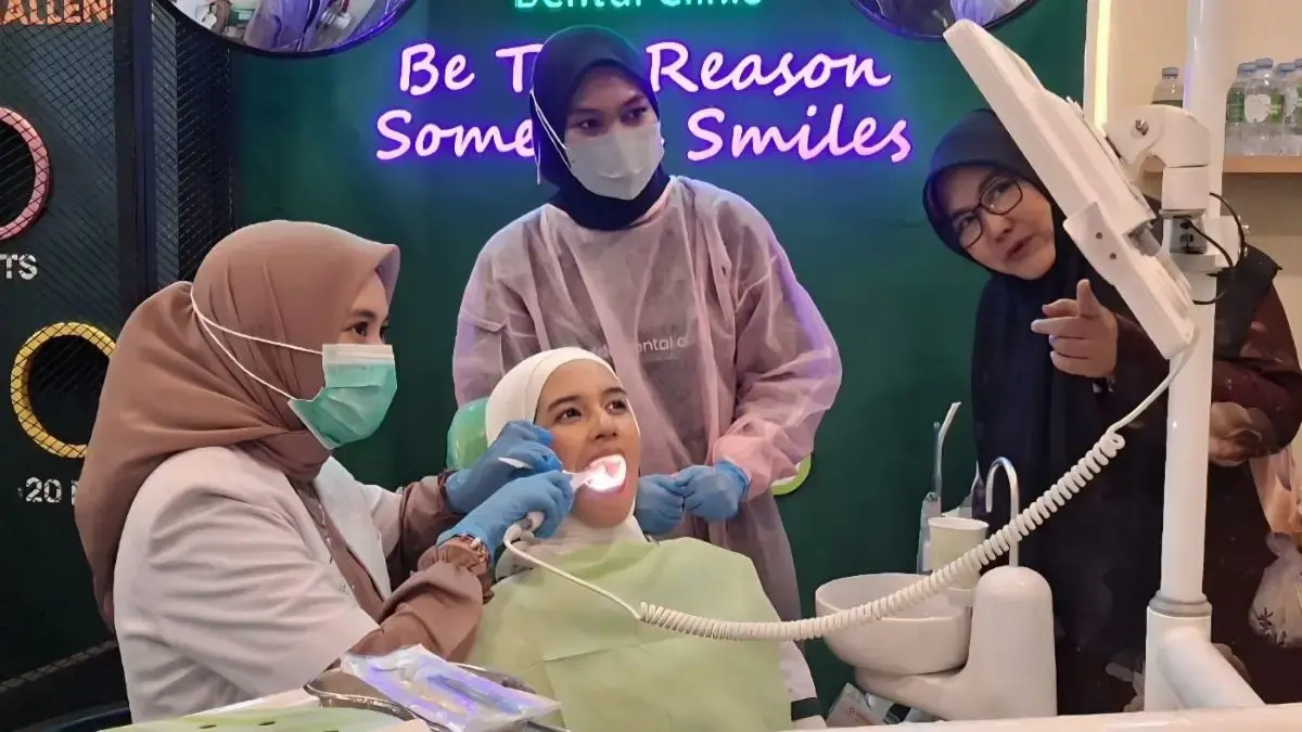 Ilustrasi perawatan gigi di klinik gigi. (Istimewa)