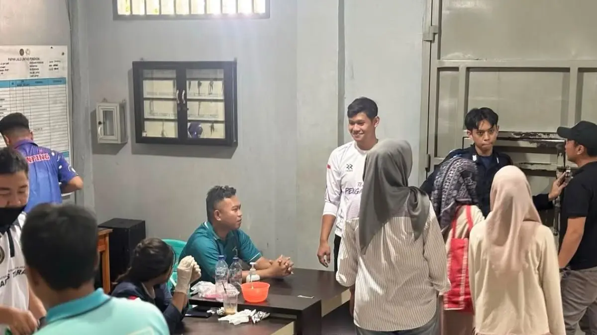 KEAMANAN : Lapas Kelas IIA Tarakan memastikan layanan kunjungan bagi keluarga WBP tetap berjalan dengan mengedepankan aspek keamanan. LAPAS KELAS IIA TARAKAN&nbsp;