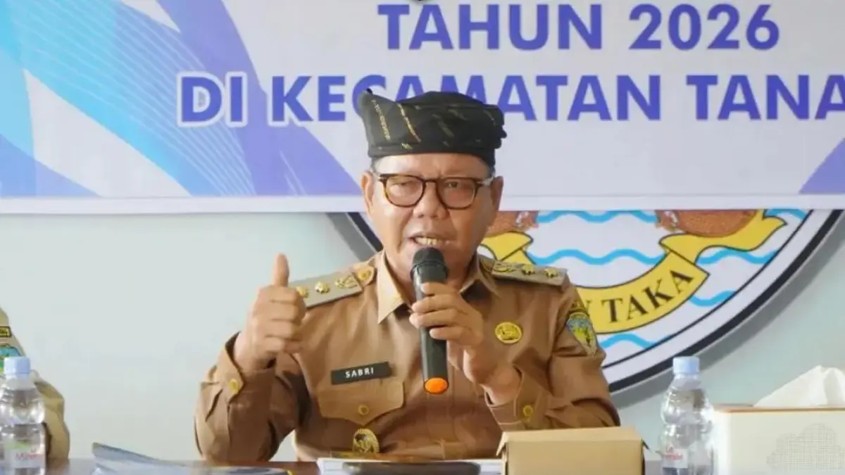 
RAKOR STUNTING: Wakil Bupati Tana Tidung, Sabri, menghadiri Rapat Koordinasi Pencegahan dan Penurunan Stunting tingkat Kabupaten Tana Tidung di Kantor Kecamatan Tana Lia, Senin (13/7).FOTO: DISKOMINFO