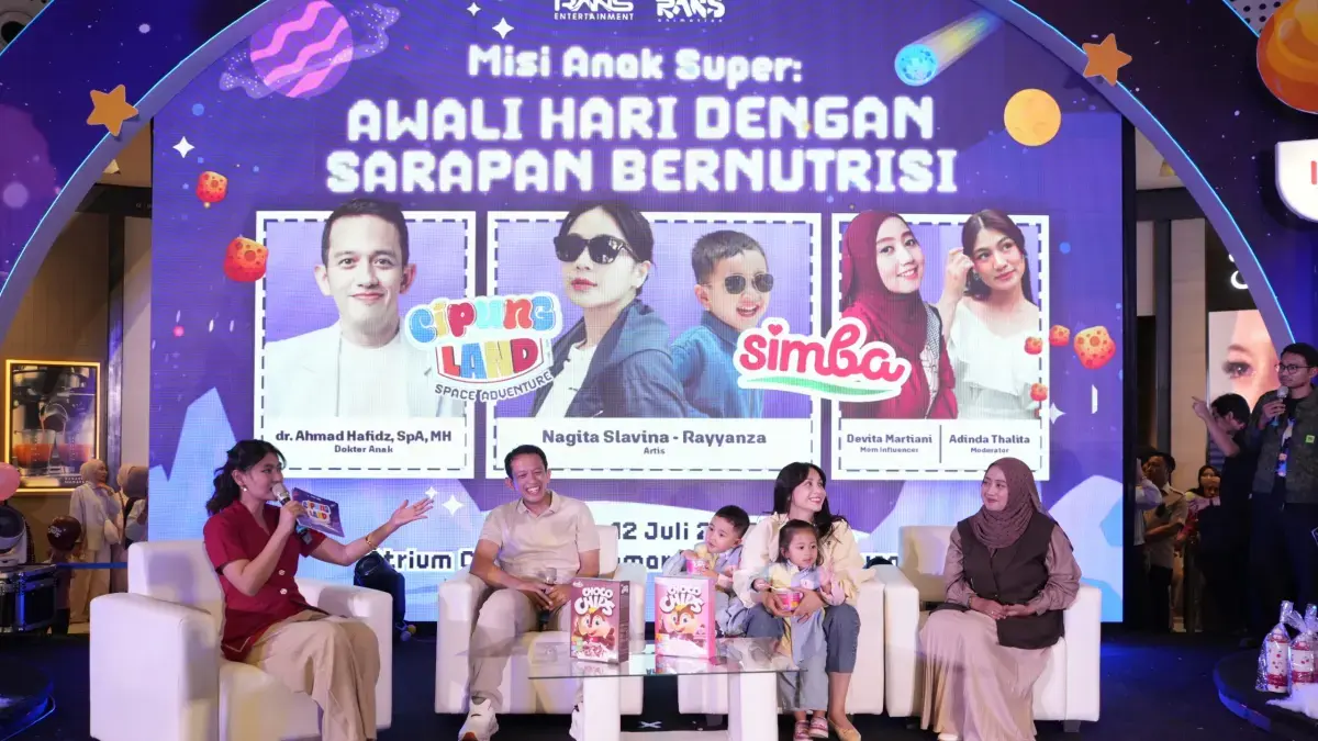 Talkshow kampanye "Sereal Super untuk Anak Super" di Bandung, Senin (13/7)