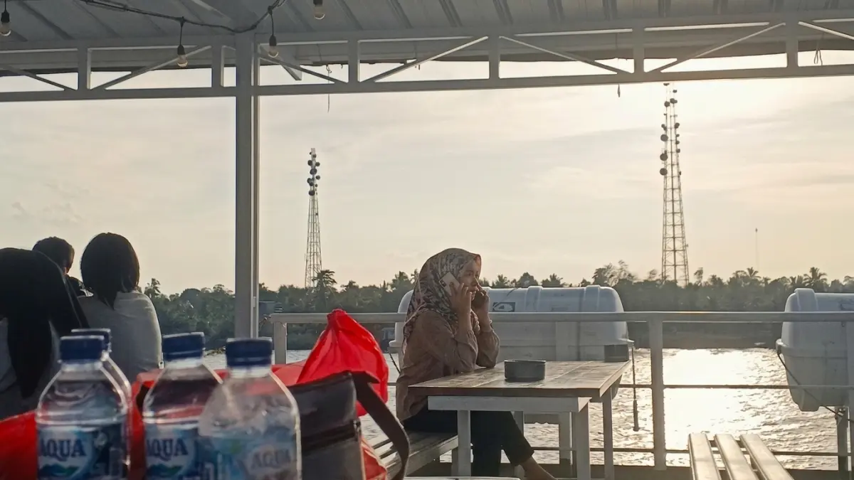 JADI PR Sampai saat ini masih ada dua desa yang masih memiliki jaringan internet lemah akibat belum memiliki tower telekomunikasi.FOTO: SOPIAN/RAFAR TARAKAN