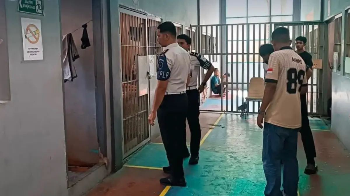 PENGAWASAN: Lapas Kelas II A Tarakan mengedepankan pendekatan humanis kepada warga binaan untuk pengawasan kepada warga binaan. LAPAS KELAS IIA TARAKAN&nbsp;