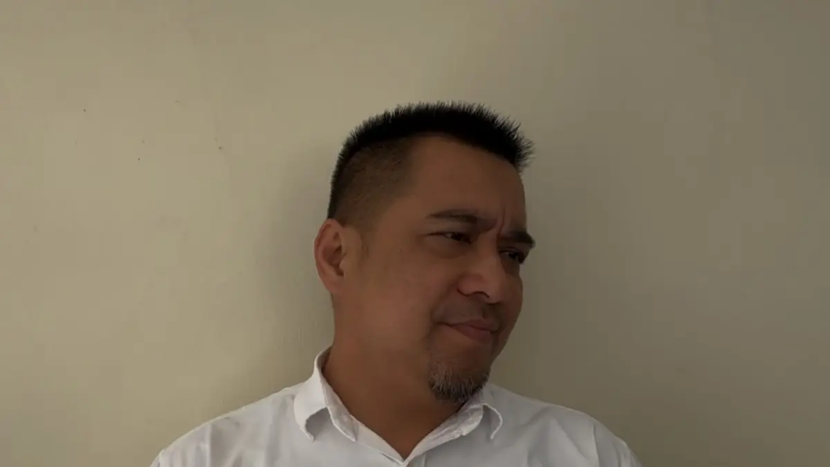 DISOROT: Ketua Komisi II DPRD Tarakan Simon Patino saat memberikan keterangan ke media. AGUS DIAN ZAKARIA/RADAR TARAKAN