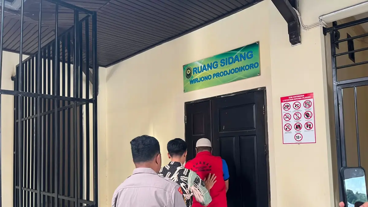 DIVONIS : Meski kurangan badan lebih ringan namun dalam vonis PN Tarakan Terdakwa Bagong didenda lebih tinggi dari tuntutan jaksa.&nbsp;ISTIMEWA