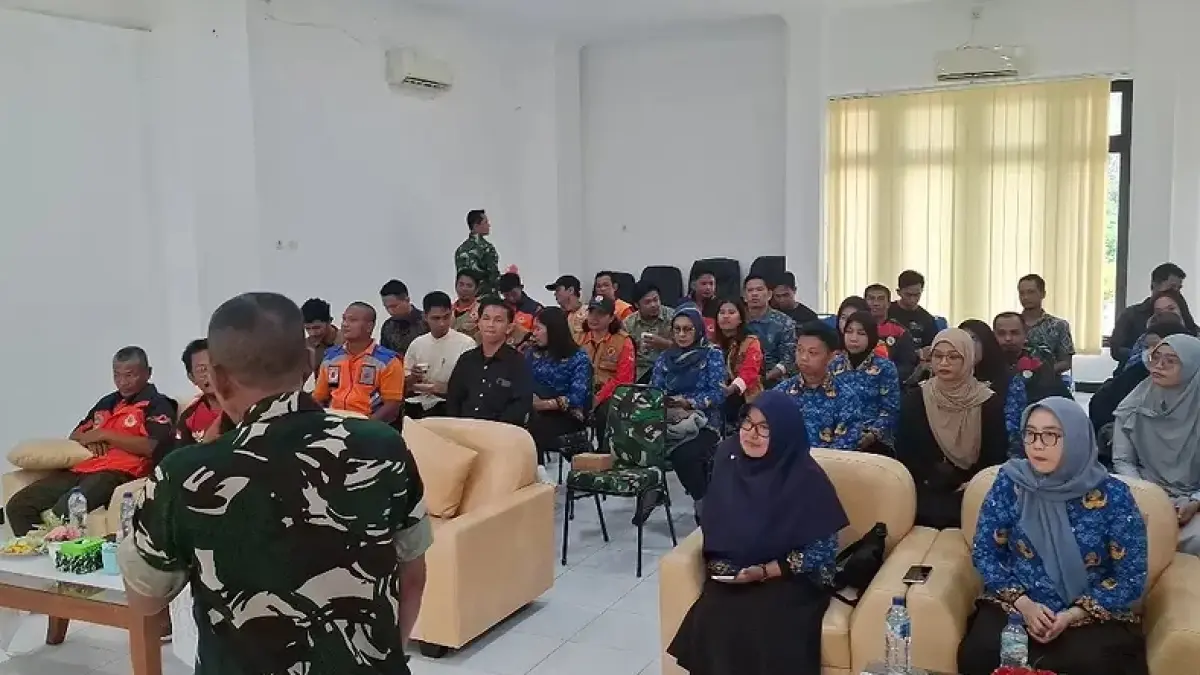 PENGUATAN KARAKTER: Kodim 0914/TNT memberikan pembekalan kepada Aparatur Sipil Negara (ASN) dalam kegiatan Penguatan Karakter Kebangsaan di Kabupaten Tana Tidung.  FOTO: DOK KODIM 0914/TNT