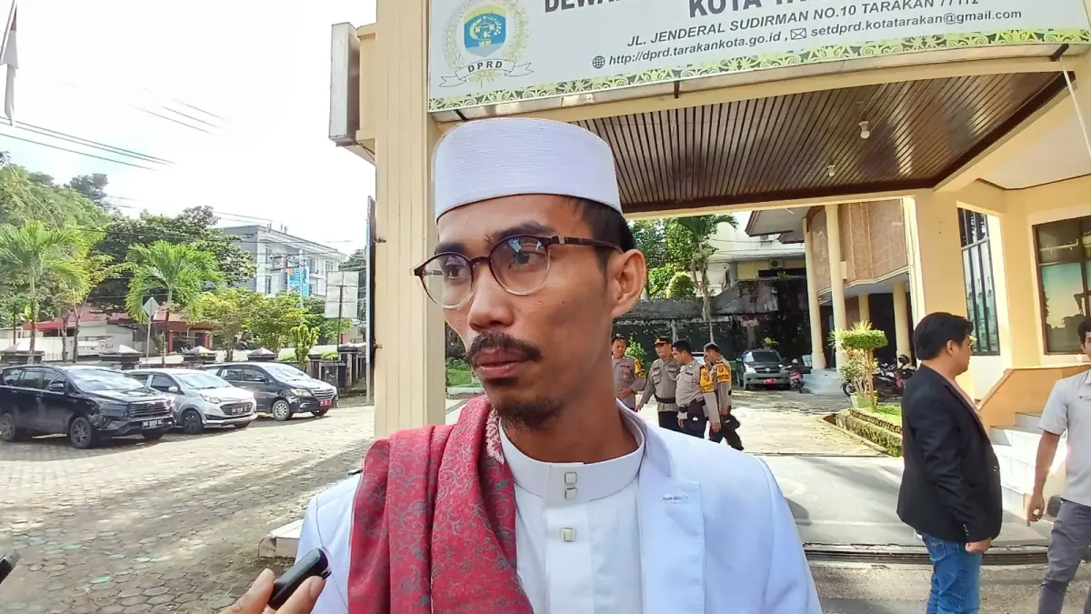 Ketua FPI Kota Tarakan Ahmad Irwan. AGUS DIAN ZAKARIA