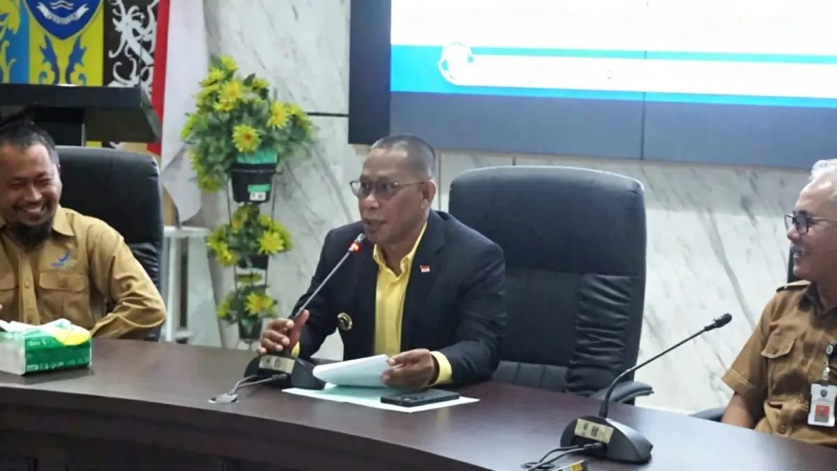 RAKOR PANGAN: Pemkab Bulungan menggelar rakor bersama lintas perangkat daerah dan instansi terkait guna memperkuat pelaksanaan program desa pangan aman, pasar pangan aman berbasis komunitas, dan pembudayaan keamanan pangan di sekolah. FOTO: RADAR TARAKAN