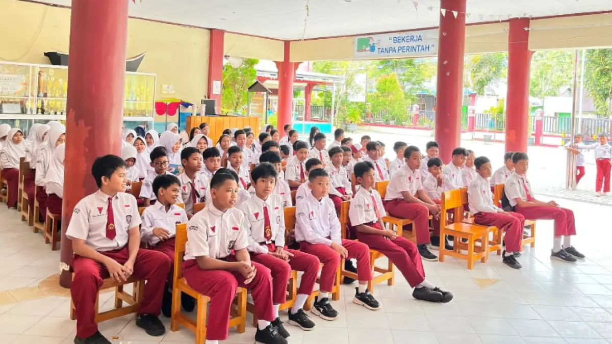 AKTIVITAS BELAJAR: Suasana kegiatan belajar mengajar di salah satu sekolah di Kota Tarakan. AGUS DIAN ZAKARIA/RADAR TARAKAN