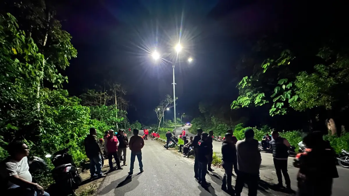 PATROLI : Meningkatkan patroli dilakukan Polres Tarakan sebagai upaya mencegah terulangnya tindak kejahatan curas di Gunung Selatan. POLRES TARAKAN