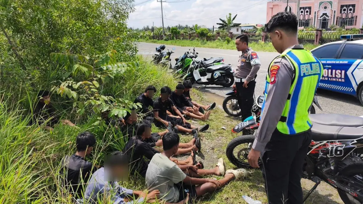 PENINDAKAN : Satlantas Polres Tarakan kembali menegaskan komitmennya memberantas aksi balap liar yang masih dilakukan kalangan remaja dengan melakukan penindakan. SATLANTAS POLRES TARAKAN&nbsp;