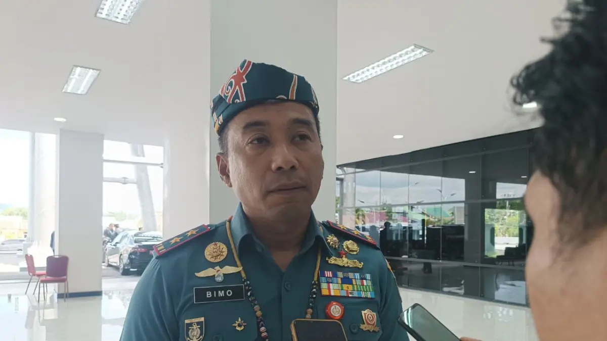Komandan Kodaeral XIII Kaltara, Laksamana Muda TNI Sumarji Bimoaji. FOTO: IWAN K/RADAR TARAKAN