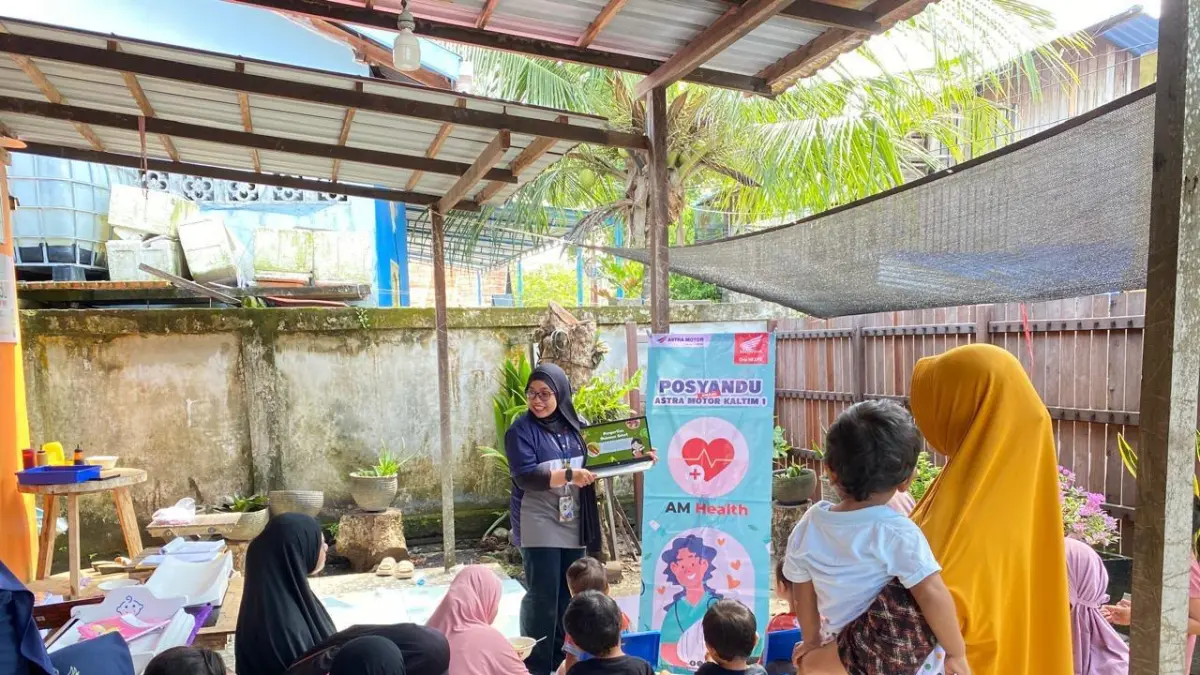 Astra Motor Kalimantan Timur 1 menggelar kegiatan Posyandu melalui program AM Health sebagai bentuk kepedulian terhadap kesehatan ibu dan anak di lingkungan masyarakat.