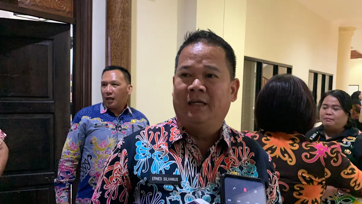 Sekretaris Daerah Kabupaten Malinau, Ernes Silvanus. FOTO: DIPA/RADAR TARAKAN