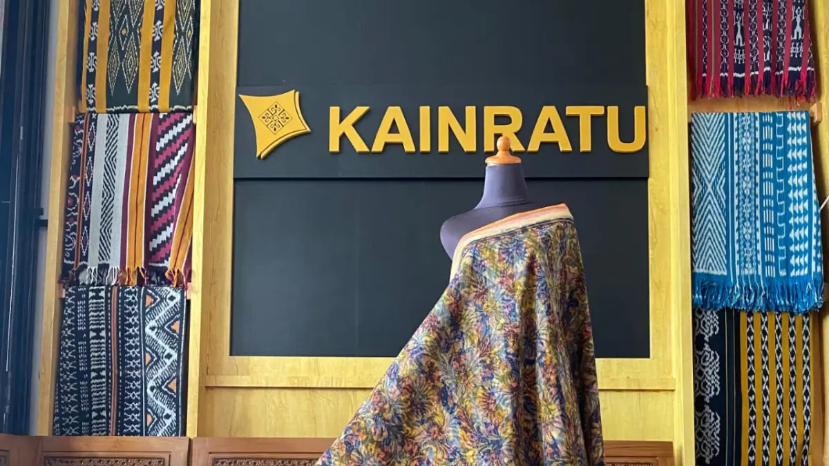 KAINRATU, UMKM tenun asal Jepara, berhasil menembus pasar internasional berkat dukungan dan pendampingan BRI. (BRI)