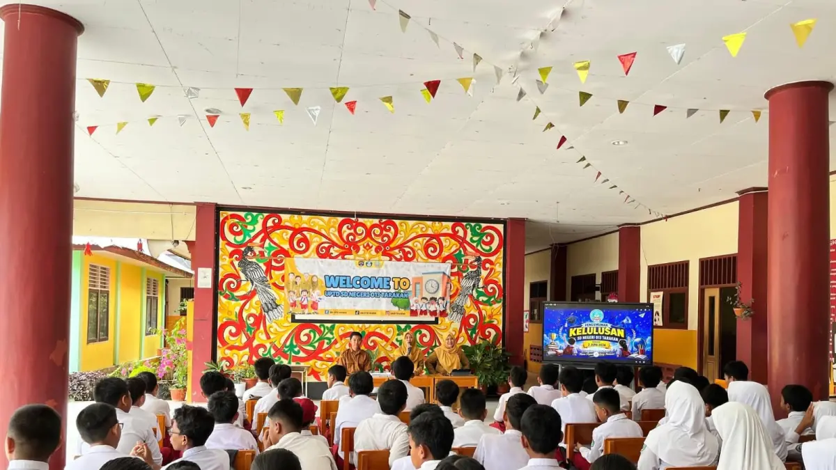 PENDIDIKAN: Aktivitas belajar mengajar di salah satu sekolah di Kota Tarakan. AGUS DIAN ZAKARIA/RADAR TARAKAN