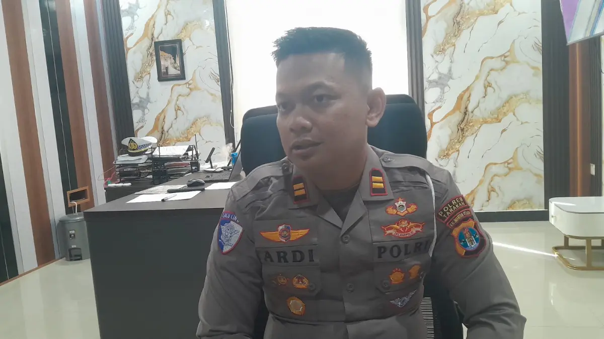 Kasat Lantas Polres Tarakan IPTU Ardi Wisnu Pradana, S.Tr.K., S.I.K., M.H. ELIAZAR/RADAR TARAKAN&nbsp;