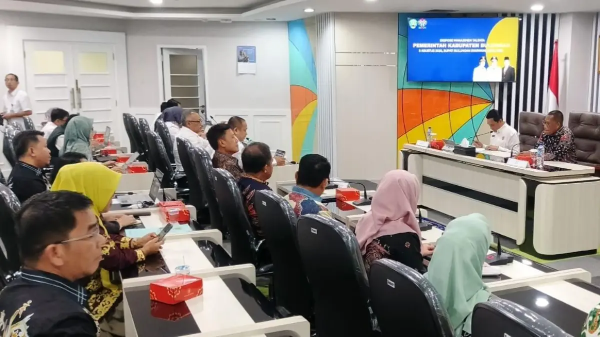 EKSPOSE : Bupati Bulungan, Syarwani melakukan ekspose manajemen talenta di BKN, Rabu (5/8).
