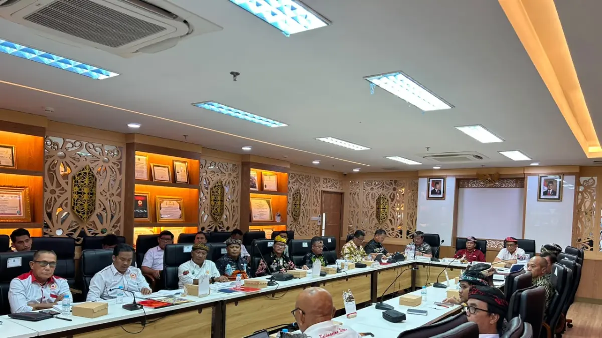 RAKOR : Porprov II Kaltara 2026 akhirnya diputuskan akan berlangsung pada 10–22 November di Kabupaten Malinau berdasarkan Rapat Koordinasi penyelenggaraan Porprov II Kaltara 2026 yang dipimpin Gubernur Kaltara. ELIAZAR/RADAR TARAKAN&nbsp;