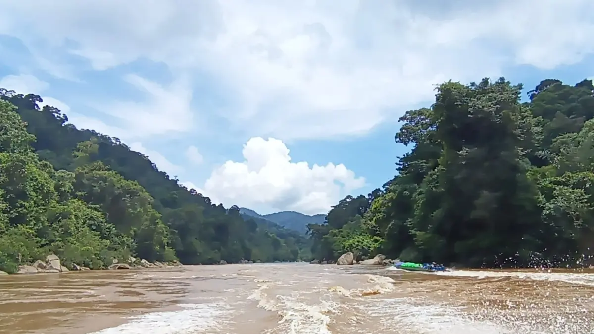 INVESTASI: Sungai Kayan di Kabupaten Bulungan yang merupakan salah satu titik pembangunan PLTADI Kaltara. FOTO: IWAN K/RADAR TARAKAN
