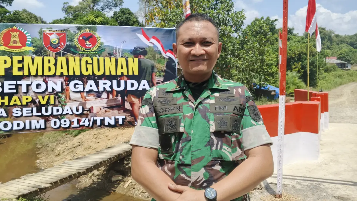 Dandim 0914/TNT Letkol Arm. R. Fedian Ricarda
