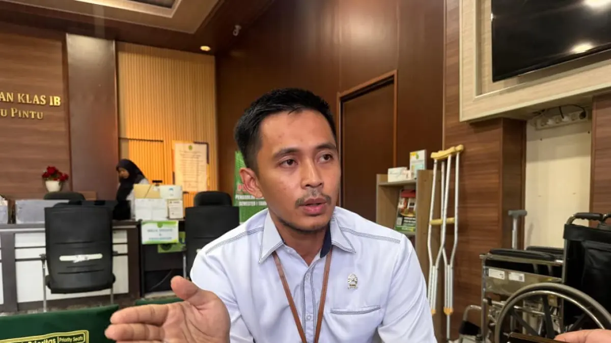 Juru Bicara PN Tarakan Muhammad Eric Ilham Aulia Akbar. ELIAZAR/RADAR TARAKAN&nbsp;
