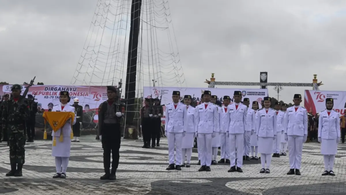 ILUSTRASI: Upacara peringatan Hari Ulang Tahun (HUT) ke-79 RI di Malinau Tahun 2024 lalu. FOTO: DIPA/RADAR TARAKAN
