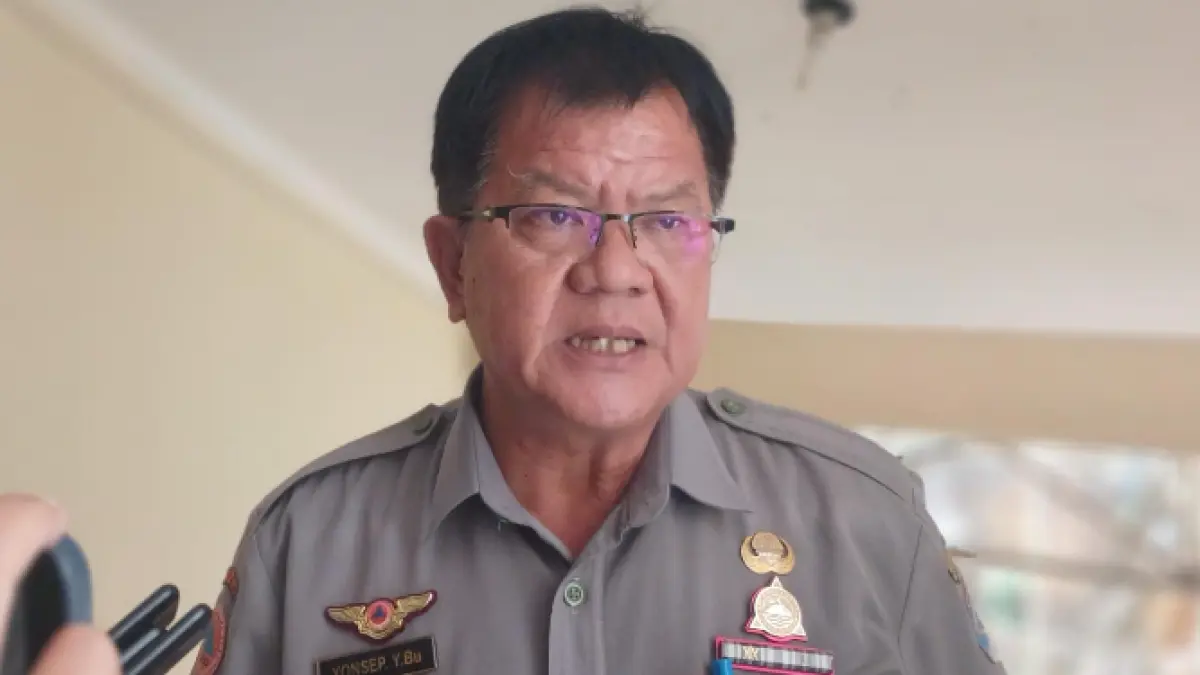 Kepala BPBD Kota Tarakan Yonsep. AGUS DIAN ZAKARIA/RADAR TARAKAN