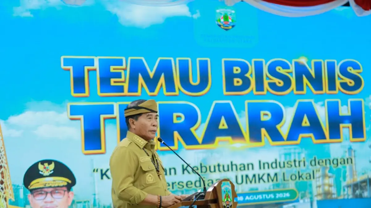 SINERGI : Gubernur Kaltara H. Zainal A. Paliwang menyampaikan arahan dalam program SINERGI.(FOTO: IST)
