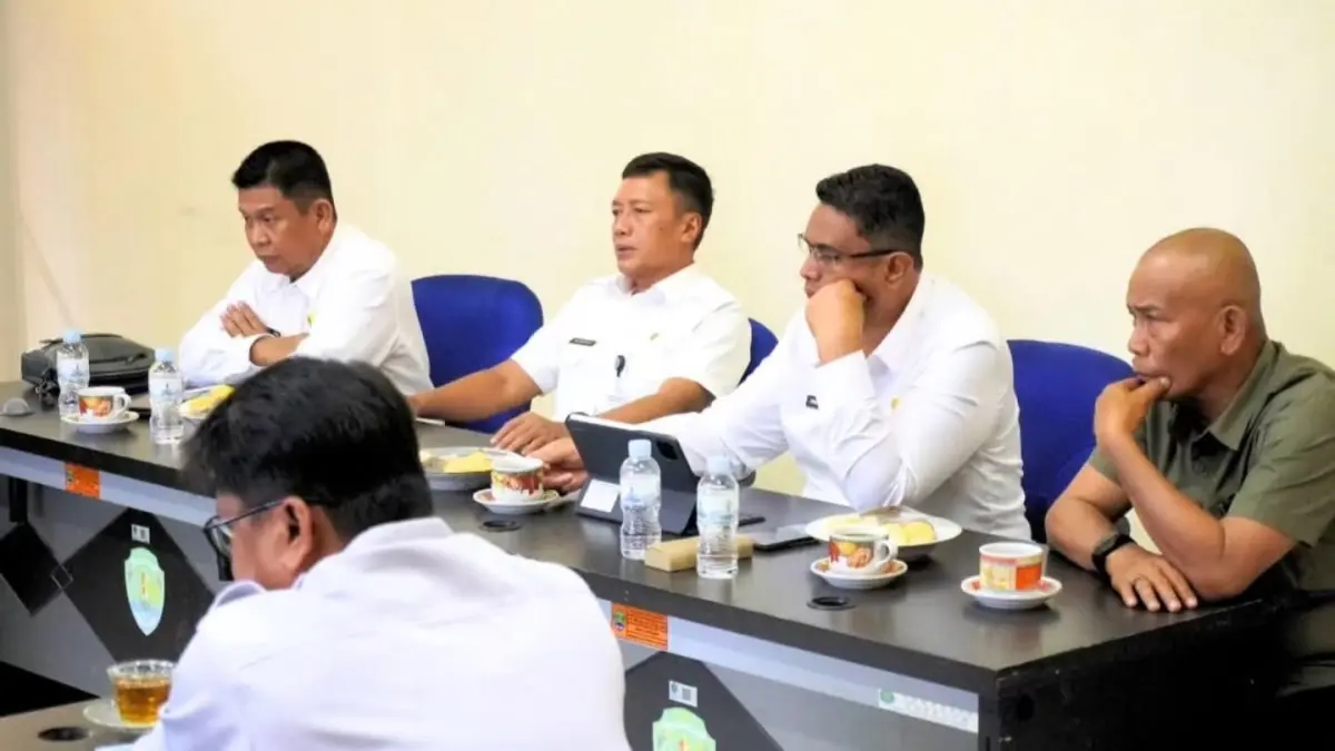 RAPAT EVALUASI: Pemkab Bulungan menggelar rapat evaluasi pelaksanaan IAD Lanskap Kayan.