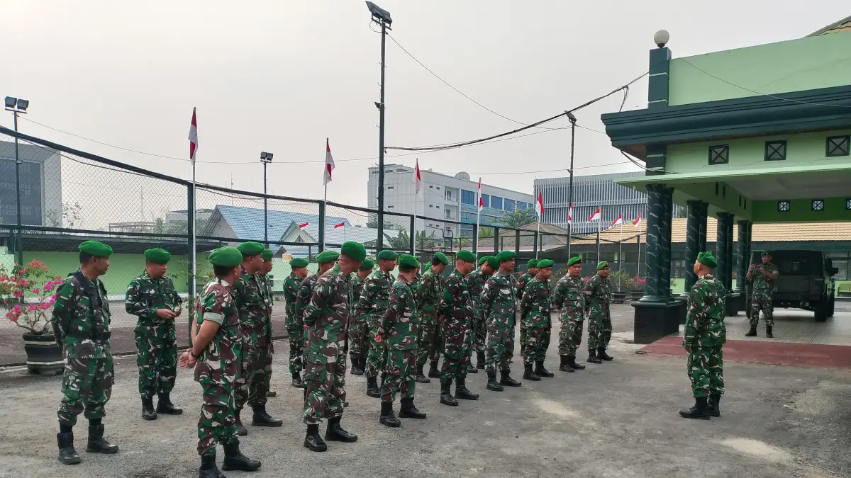 SIAGA KARHUTLA : Personel Kodim 0903/Bulungan siaga penanganan karhutla di wilayah Bulungan.