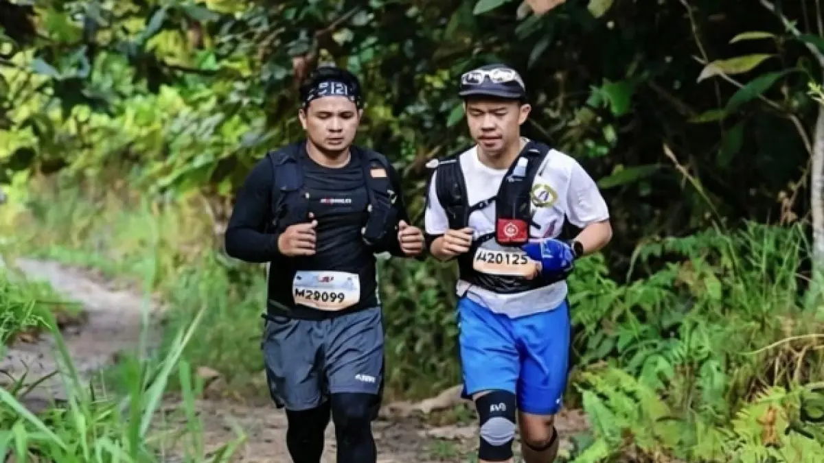 DIFOKUSKAN : Trail run menjadi salah cabor yang menjadi fokus Dispora Kaltara untuk menjaring atlet. AGUS DIAN ZAKARIA/RADAR TARAKAN