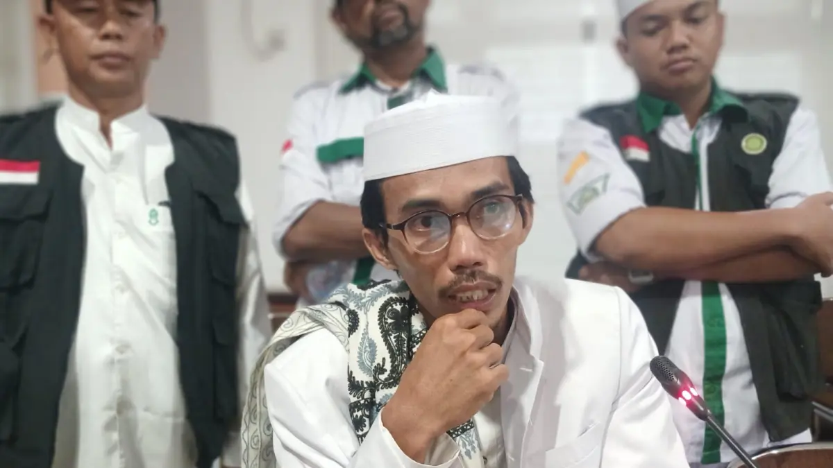 Perwakilan Aliansi Masyarakat Anti-LGBT, Ahmad Irwan. AGUS DIAN ZAKARIA/RADAR TARAKAN