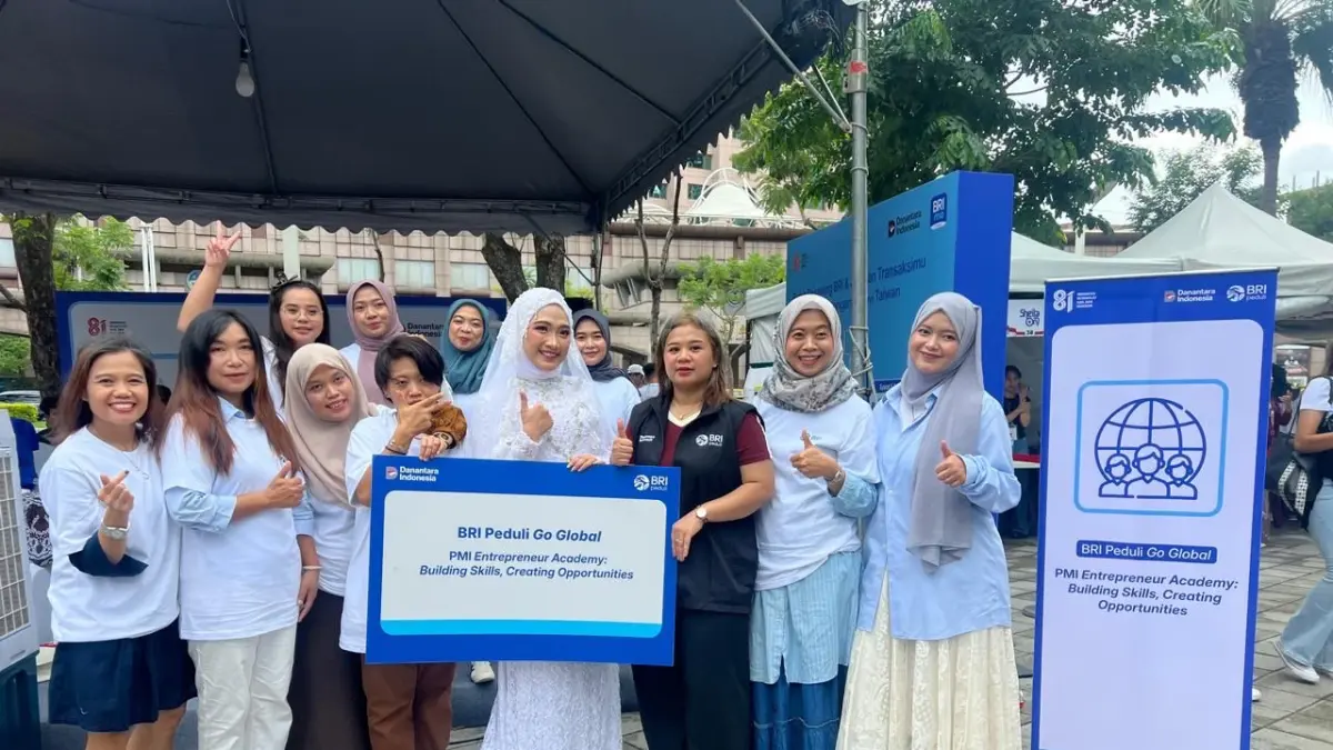 Sejumlah Pekerja Migran Indonesia (PMI) mengikuti kegiatan BRI Peduli Go Global PMI Entrepreneur Academy: Building Skills, Creating Opportunities di Taiwan, 22–23 Agustus 2026.