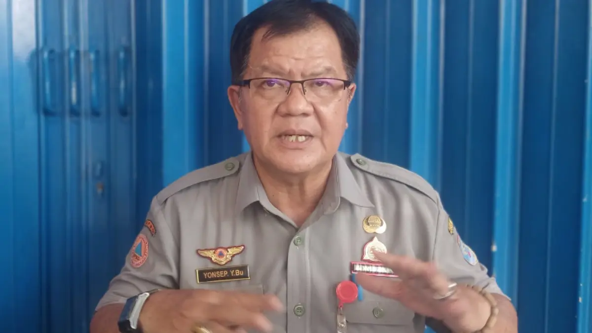 Kepala BPBD Kota Tarakan Yonsep. AGUS DIAN ZAKARIA/RADAR TARAKAN