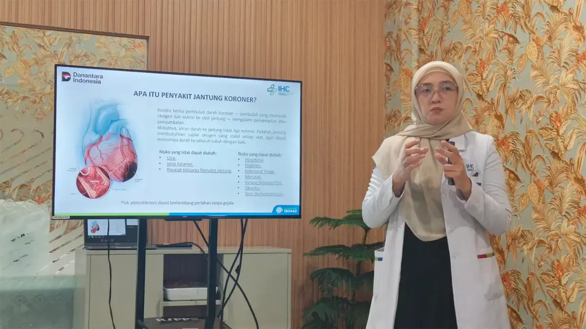 Dokter Spesialis Jantung dari IHC RS Pusat Pertamina dr. Maya Munigar Apandi, Sp.JP
