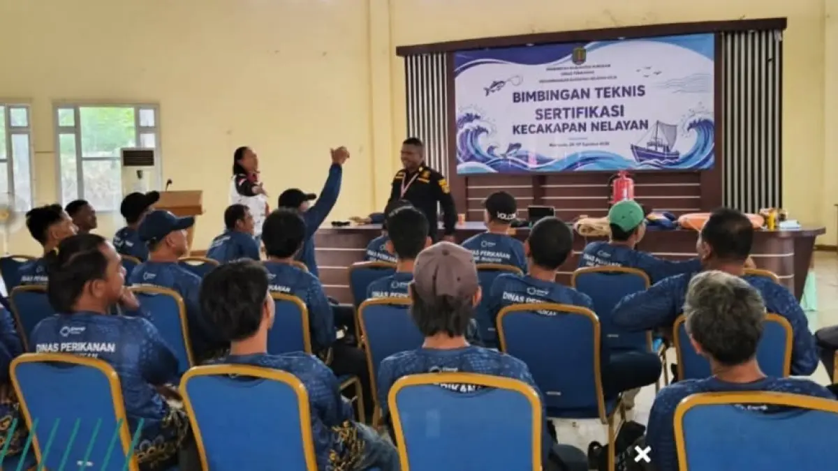 PELATIHAN : Sebanyak 30 nelayan berasal dari Kelompok Usaha Bersama (KUB) di Kecamatan Nunukan dan Nunukan Selatan mengikuti Sertifikasi Kecakapan Nelayan (SKN).