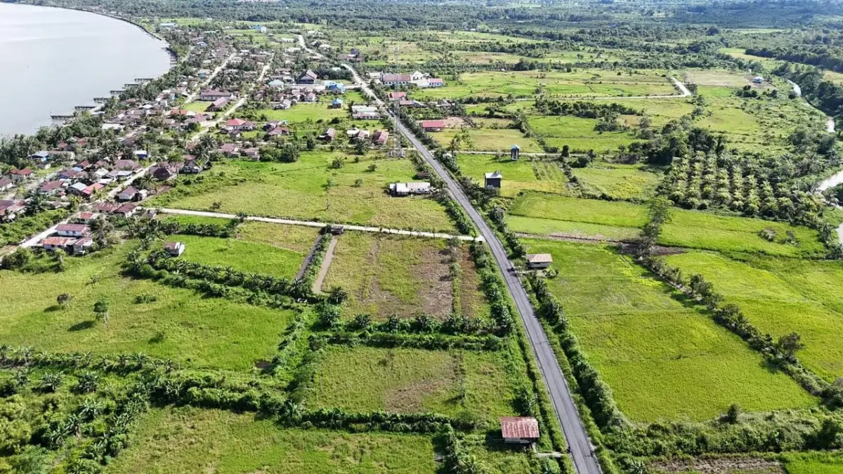 ASPAL : Infrastruktur jalan aspal yang sudah ditangani Pemda Bulungan.