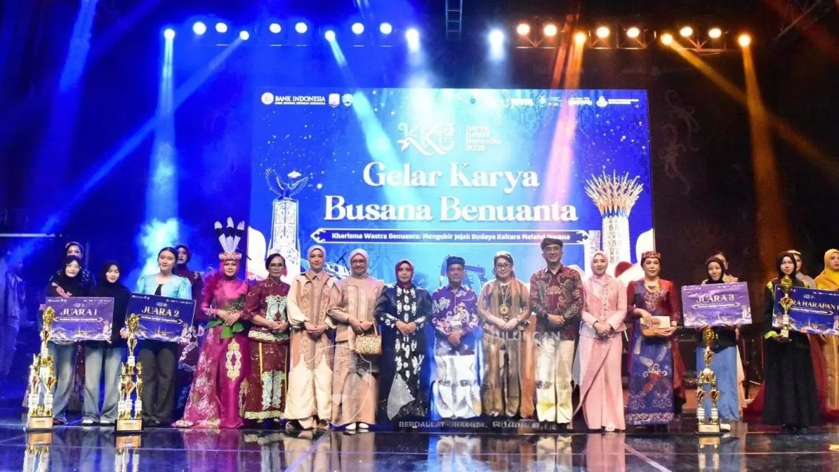 BERAKHIR: Closing ceremony Karya Kreatif Benuanta (KKB) 2026 di Kebun Raya Bundayati, Tanjung Selor, Sabtu malam (29/8). (FOTO: DKISP BULUNGAN)