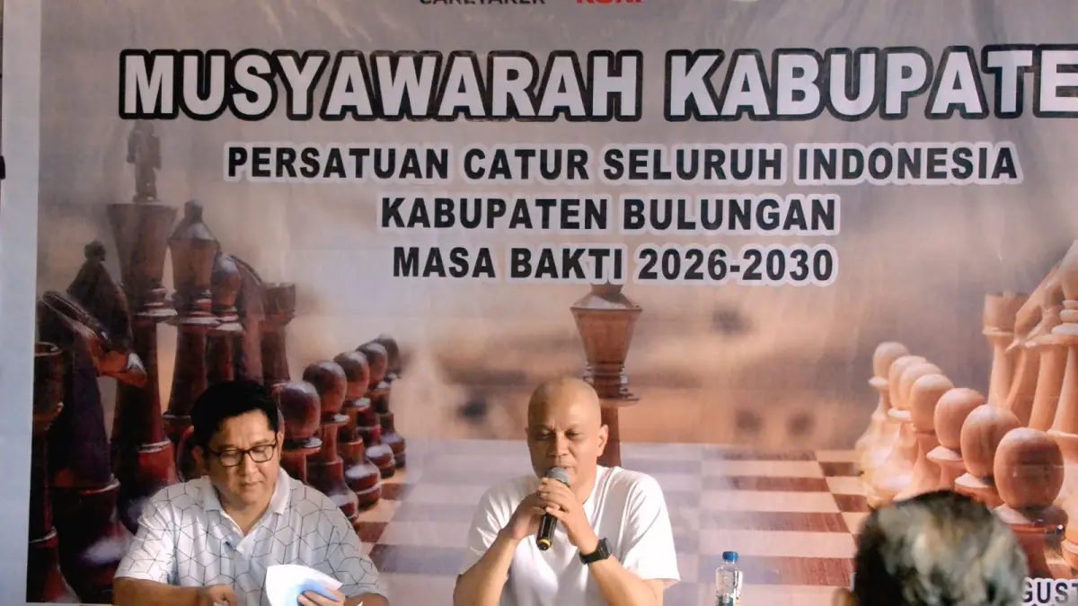 PIMPIN PLENO : Suasana pleno Muskab Percasi Bulungan 2026-2030, Minggu (30/8).