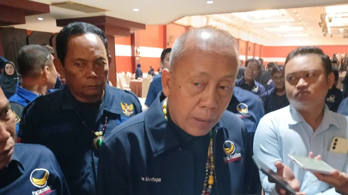 Wakil Ketua DPR RI Saan Mustopa saat ditemui media. AGUS DIAN ZAKARIA/RADAR TARAKAN