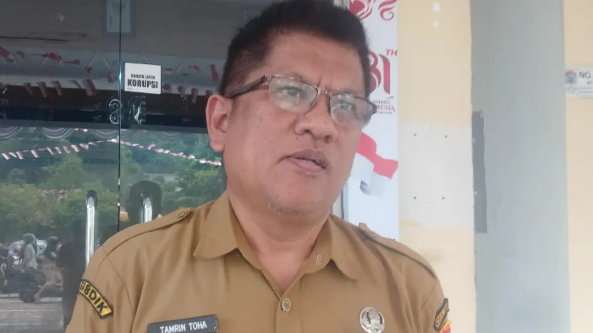Kepala Disdik Kota Tarakan Tamrin Toha. AGUS DIAN ZAKARIA/RADAR TARAKAN