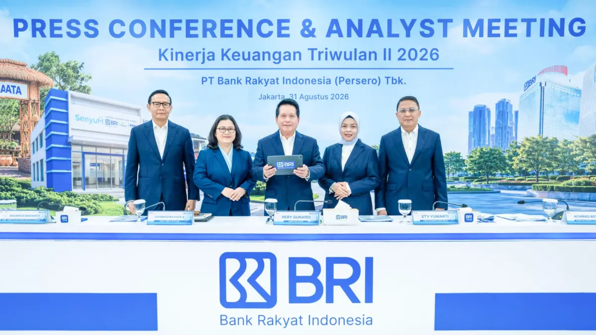 BRI Catat Laba Rp31,2 Triliun di Triwulan II 2026