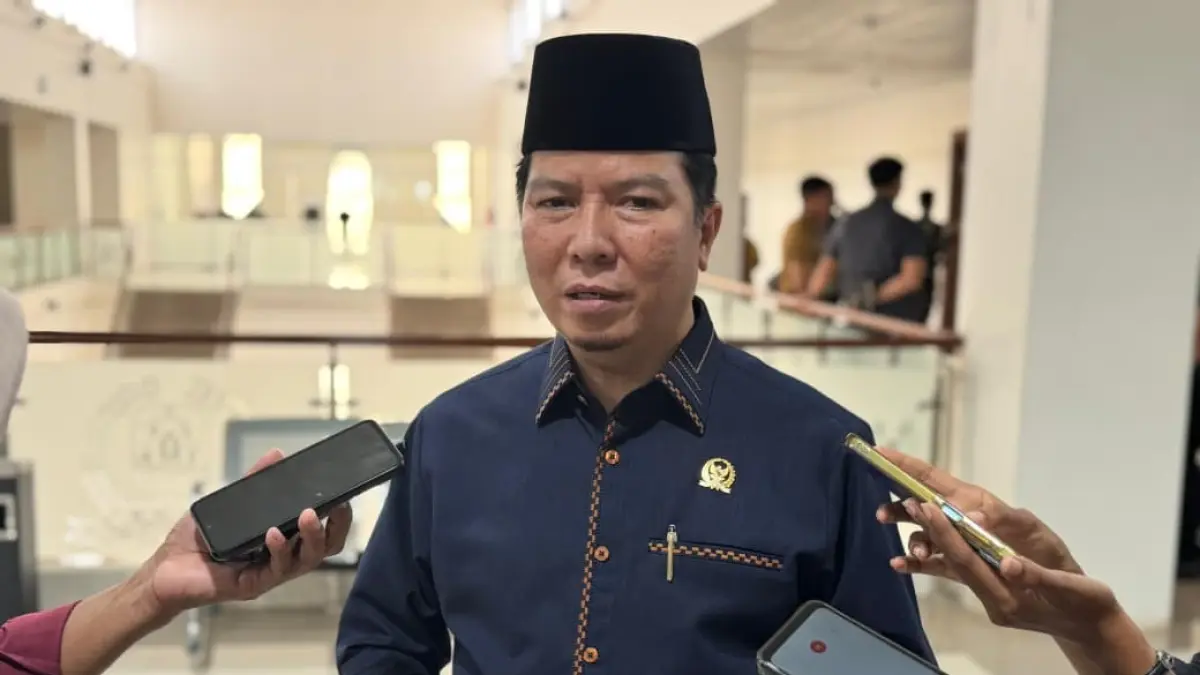 Ketua DPRD Kaltara, Achmad Djufrie. FOTO: IWAN K/RADAR TARAKAN